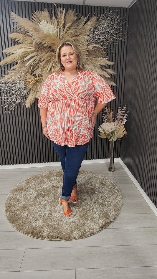 MYRA TOP - ORANGE
