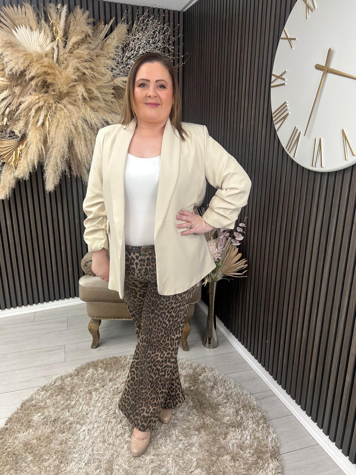 TANYA BLAZER - BEIGE