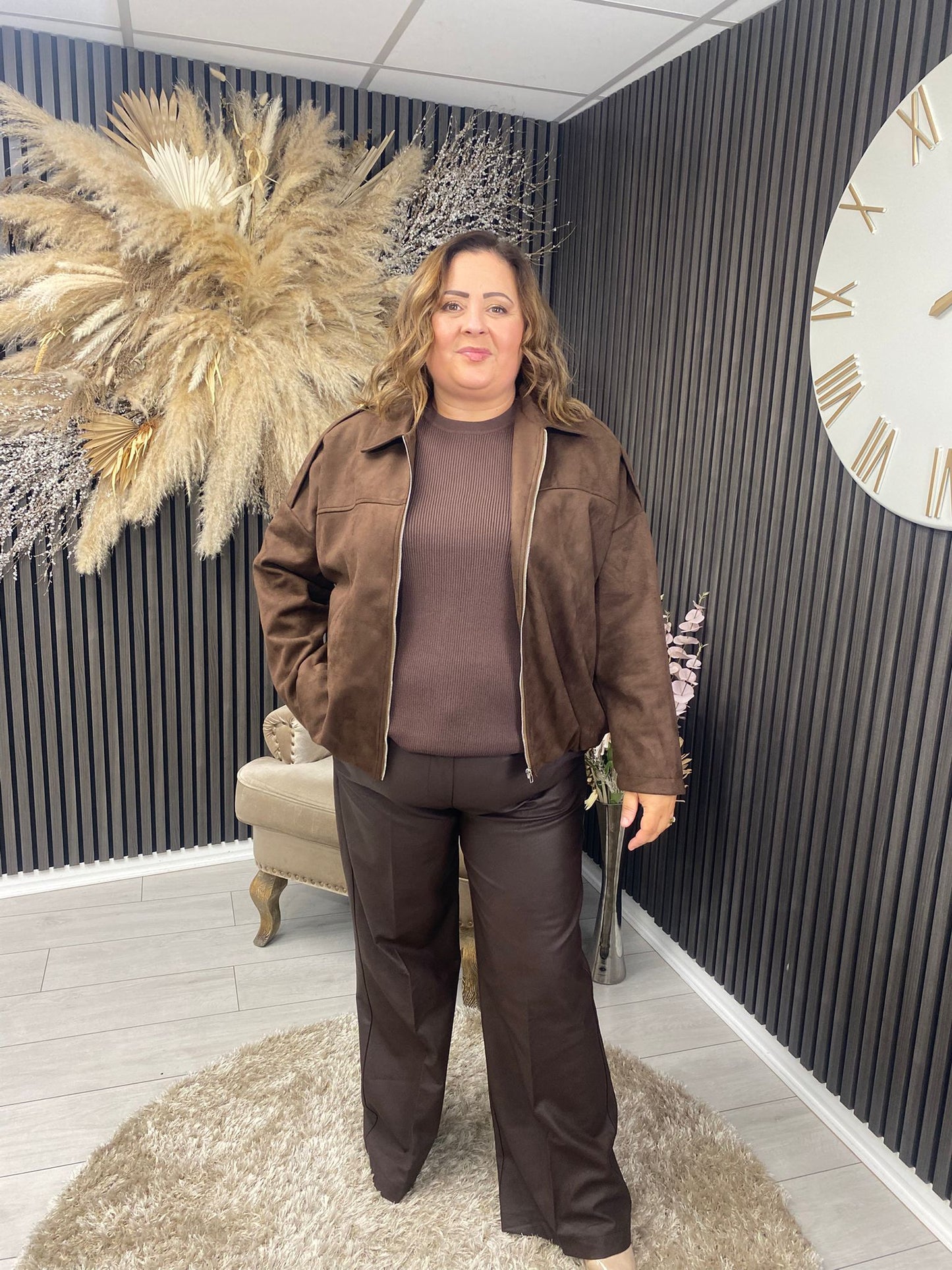 TRICIA JACKET - BROWN