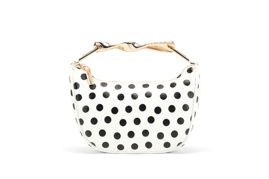 MONA BAG - WHITE SPOT